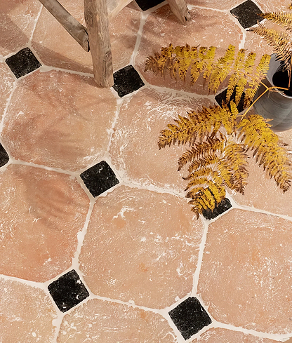 Marlborough Terracotta Octagons & Cabochons - Hyperion Tiles