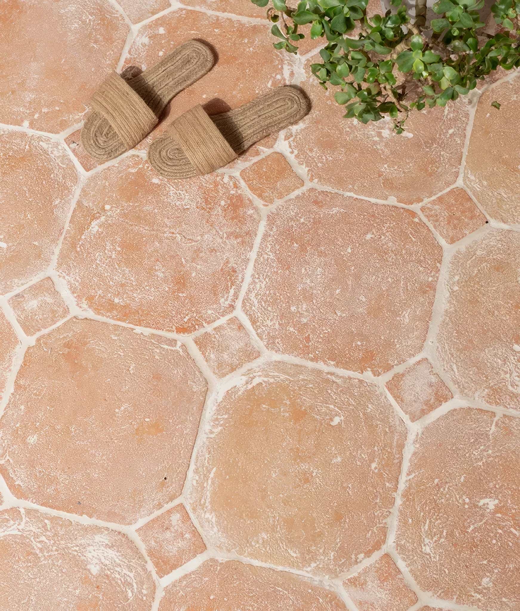 Marlborough Terracotta Octagons & Cabochons - Hyperion Tiles