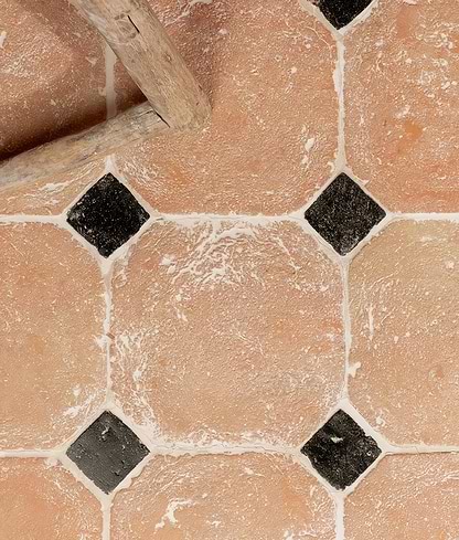Marlborough Terracotta Octagons & Cabochons - Hyperion Tiles
