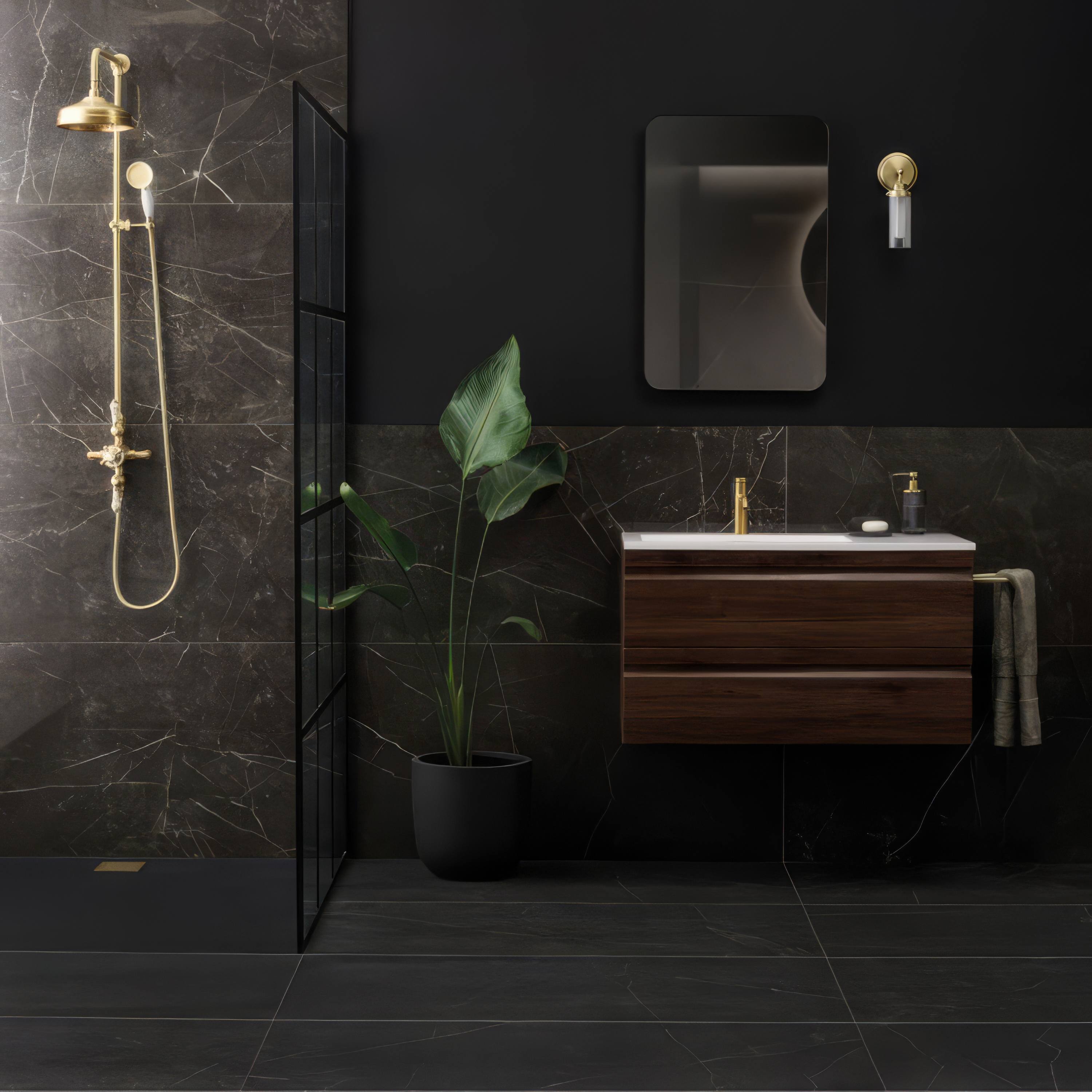 Marmi Nero 60 x 120cm| Hyperion Tiles