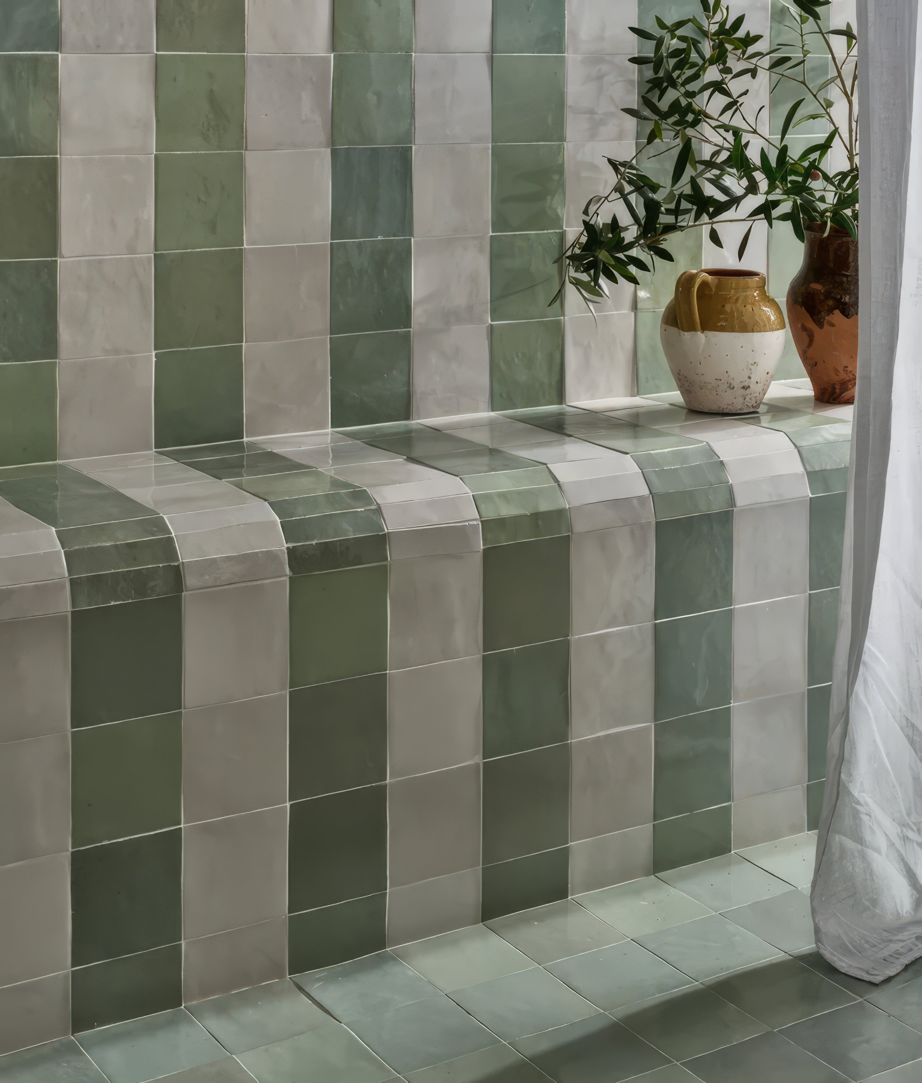 Maroc Porcelain Mint By Hyperion Tiles