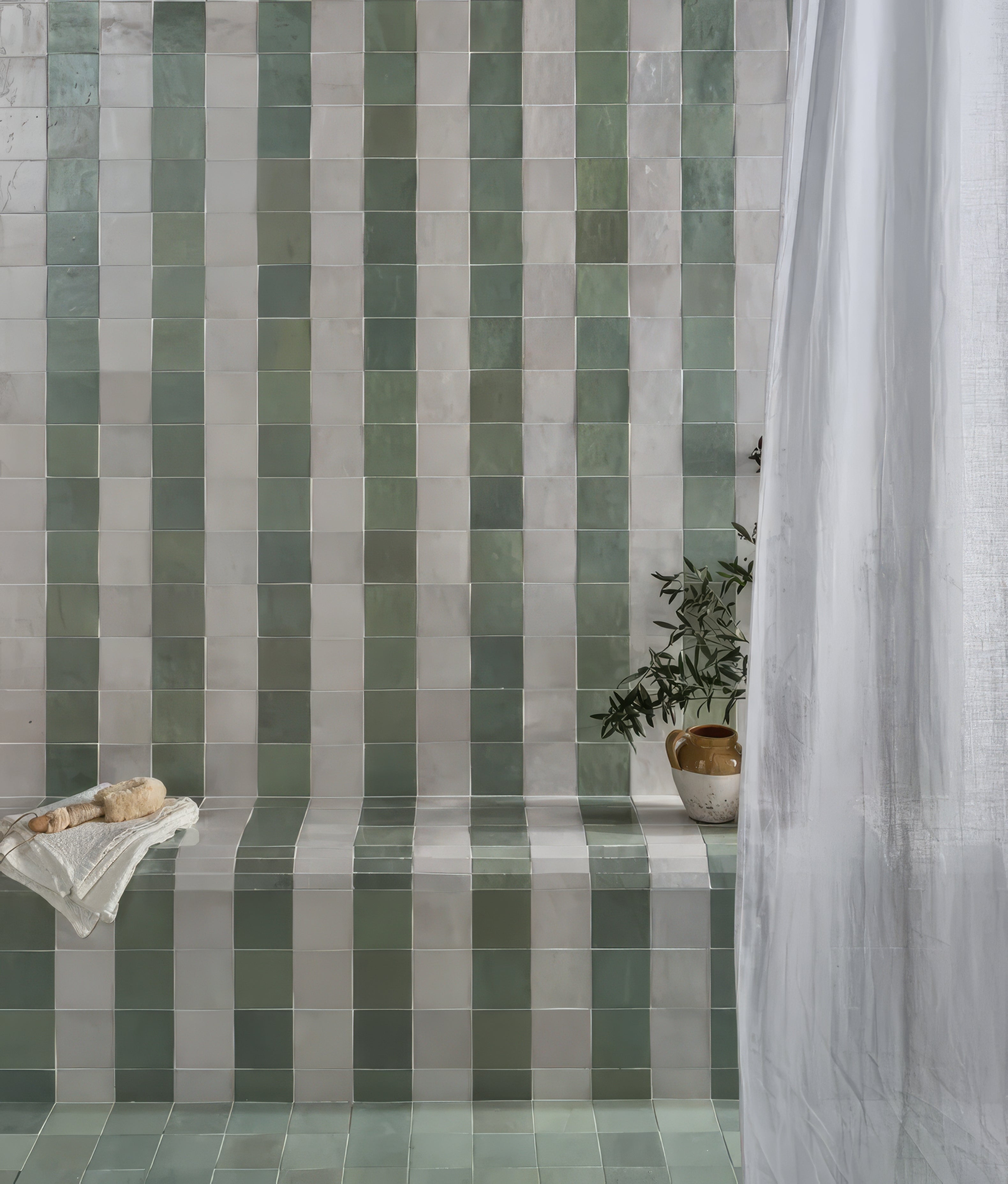 Maroc Porcelain Mint By Hyperion Tiles