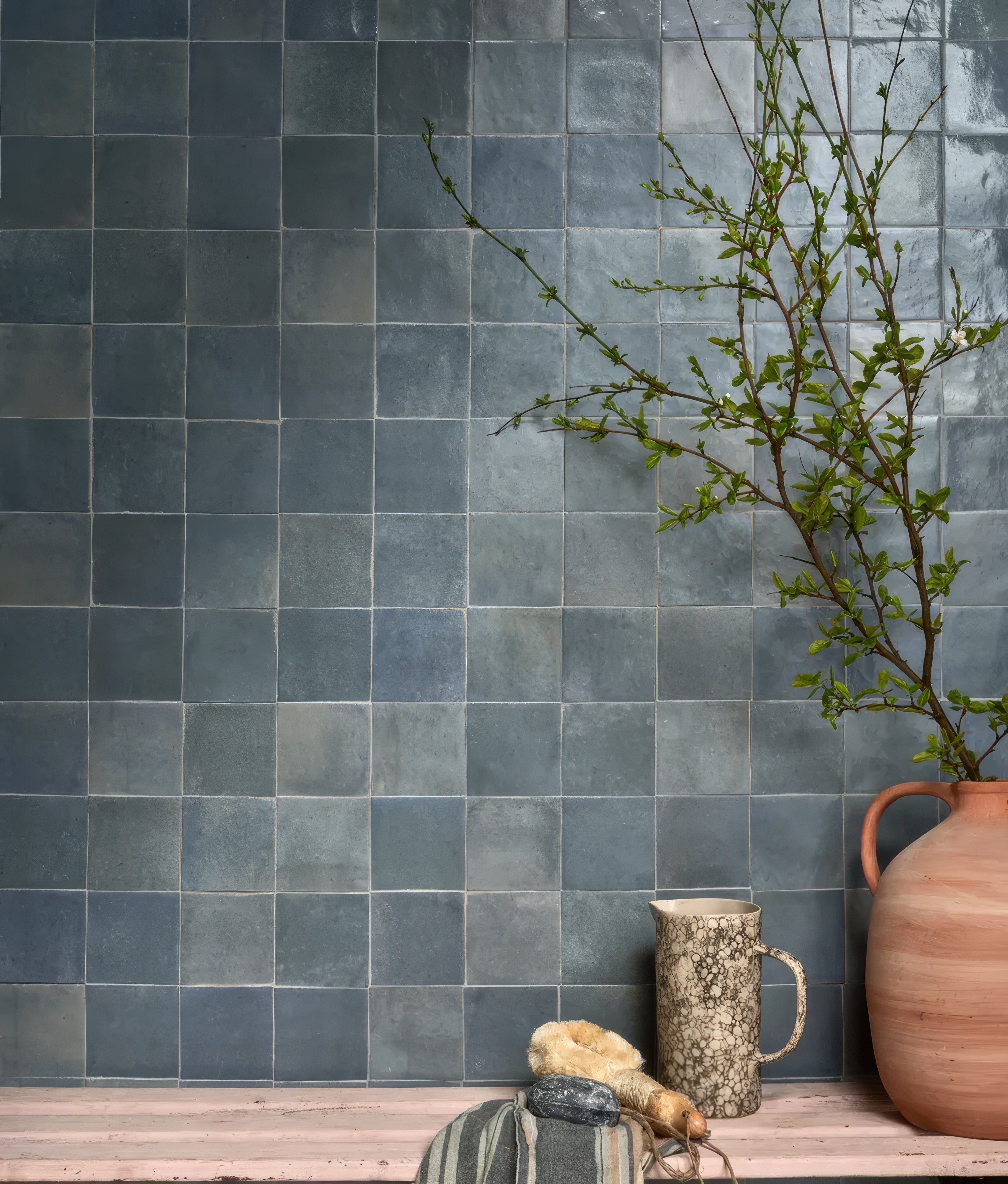 Maroc Porcelain Powder Blue By Hyperion Tiles
