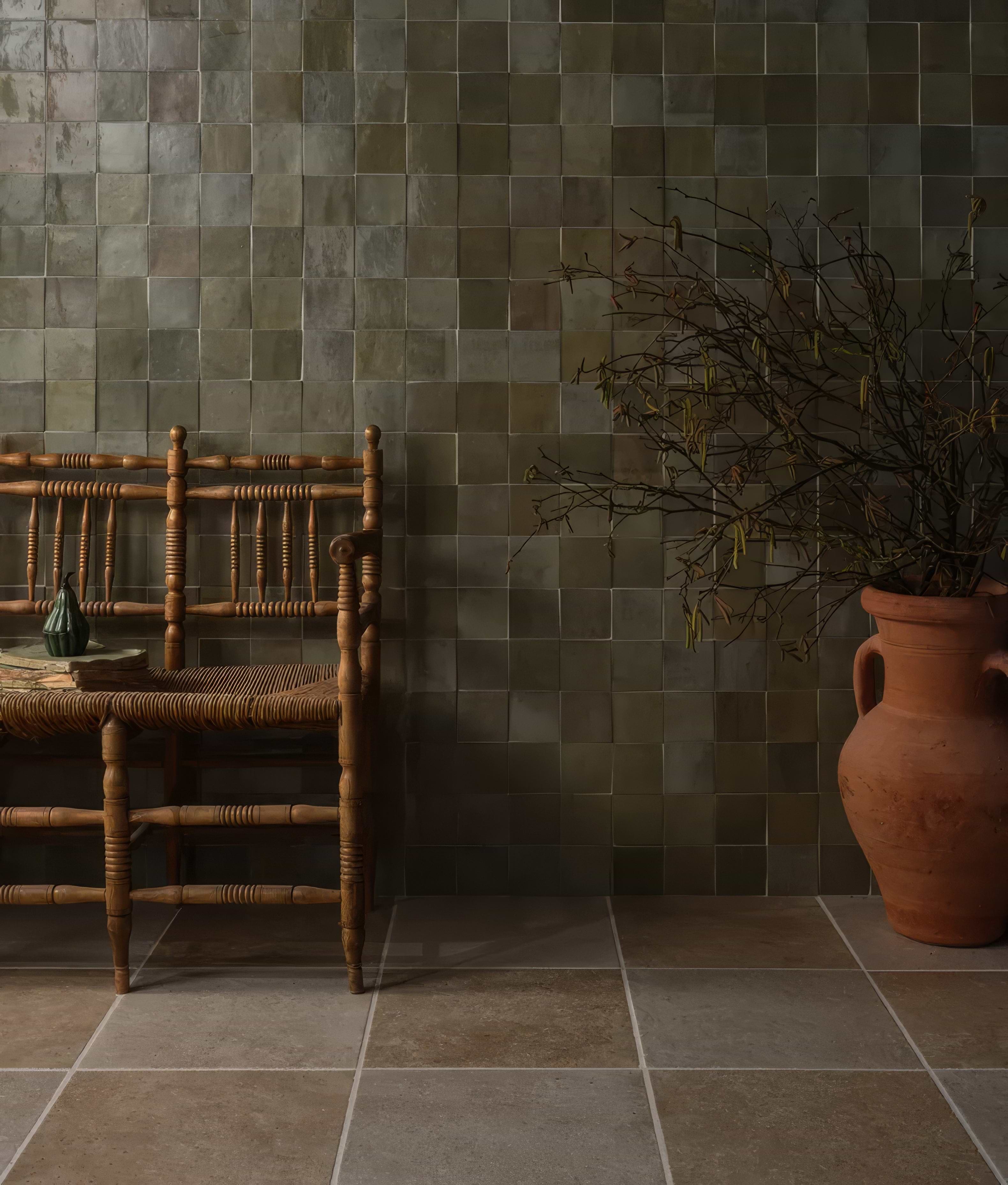 Maroc Porcelain Sage By Hyperion Tiles