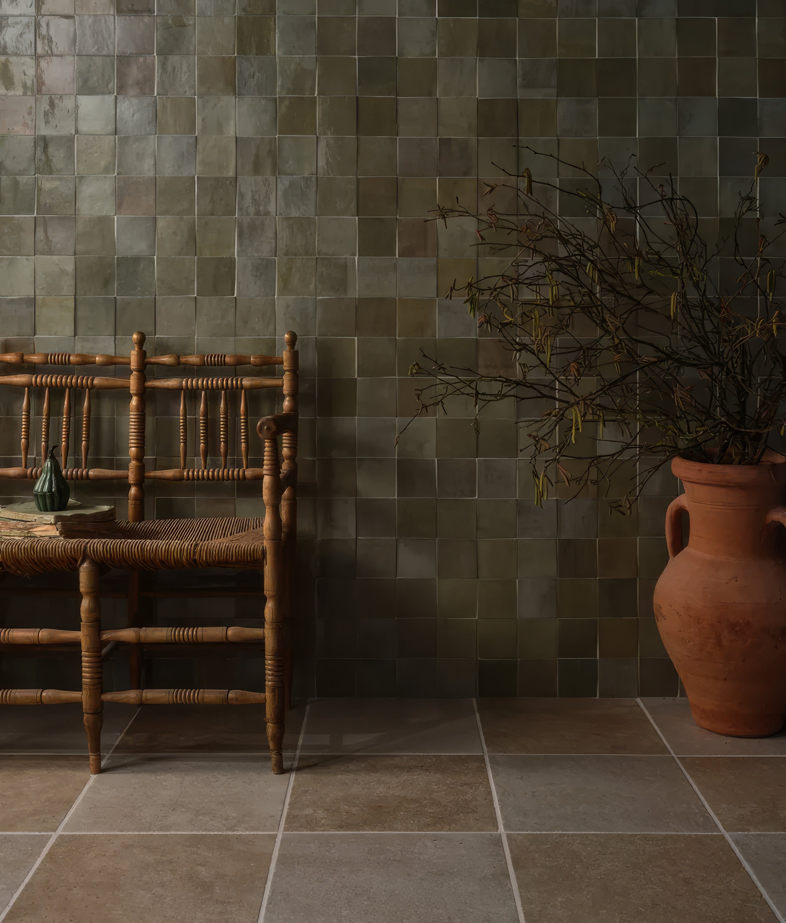 Maroc Porcelain Sage By Hyperion Tiles
