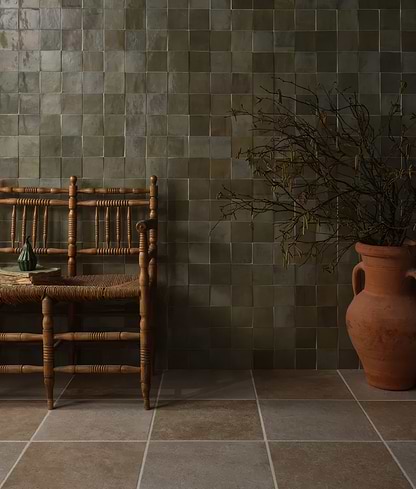 Maroc Porcelain Sage By Hyperion Tiles