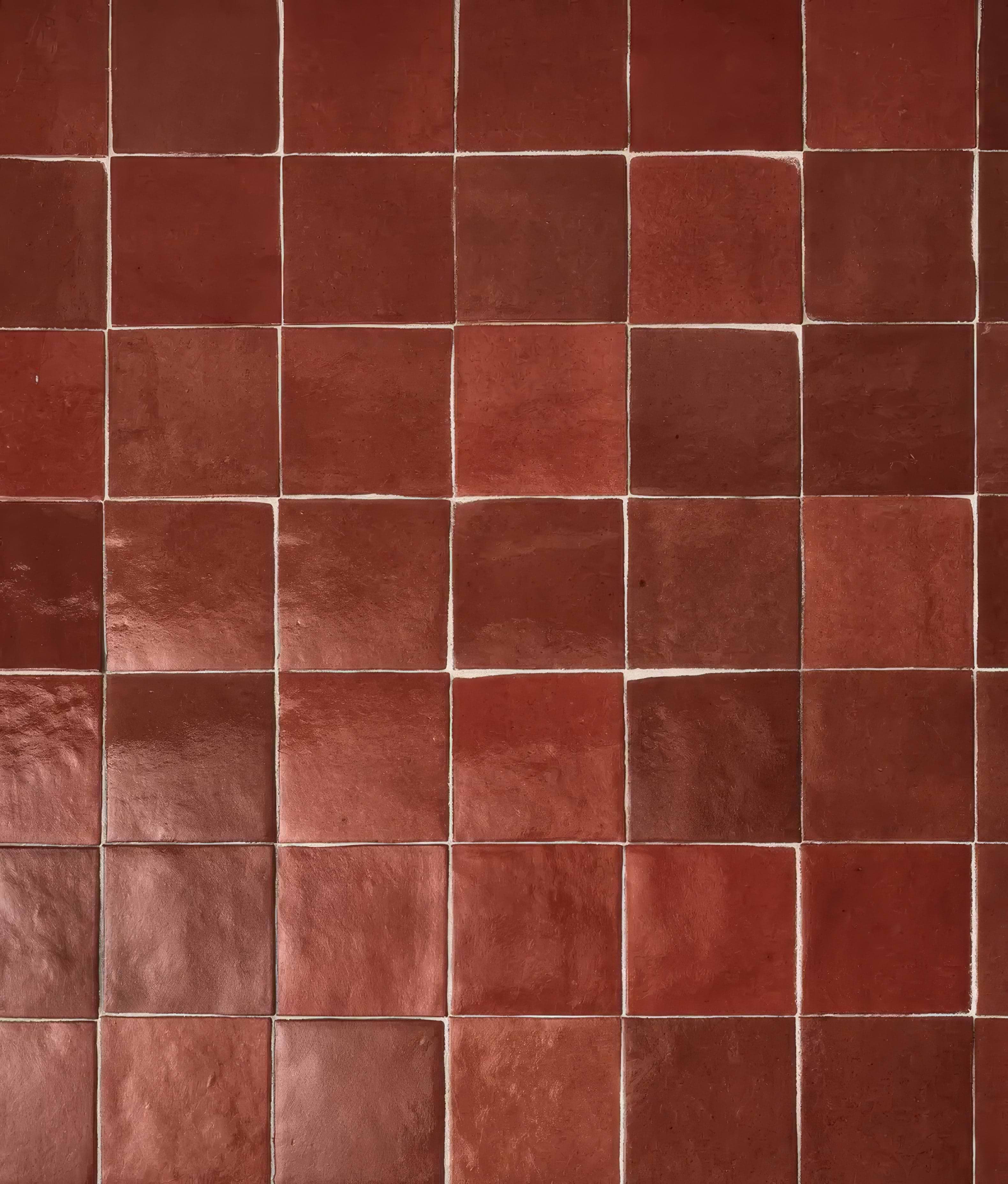 Maroc Porcelain Tomato By Hyperion Tiles