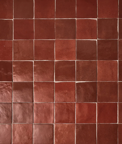 Maroc Porcelain Tomato By Hyperion Tiles