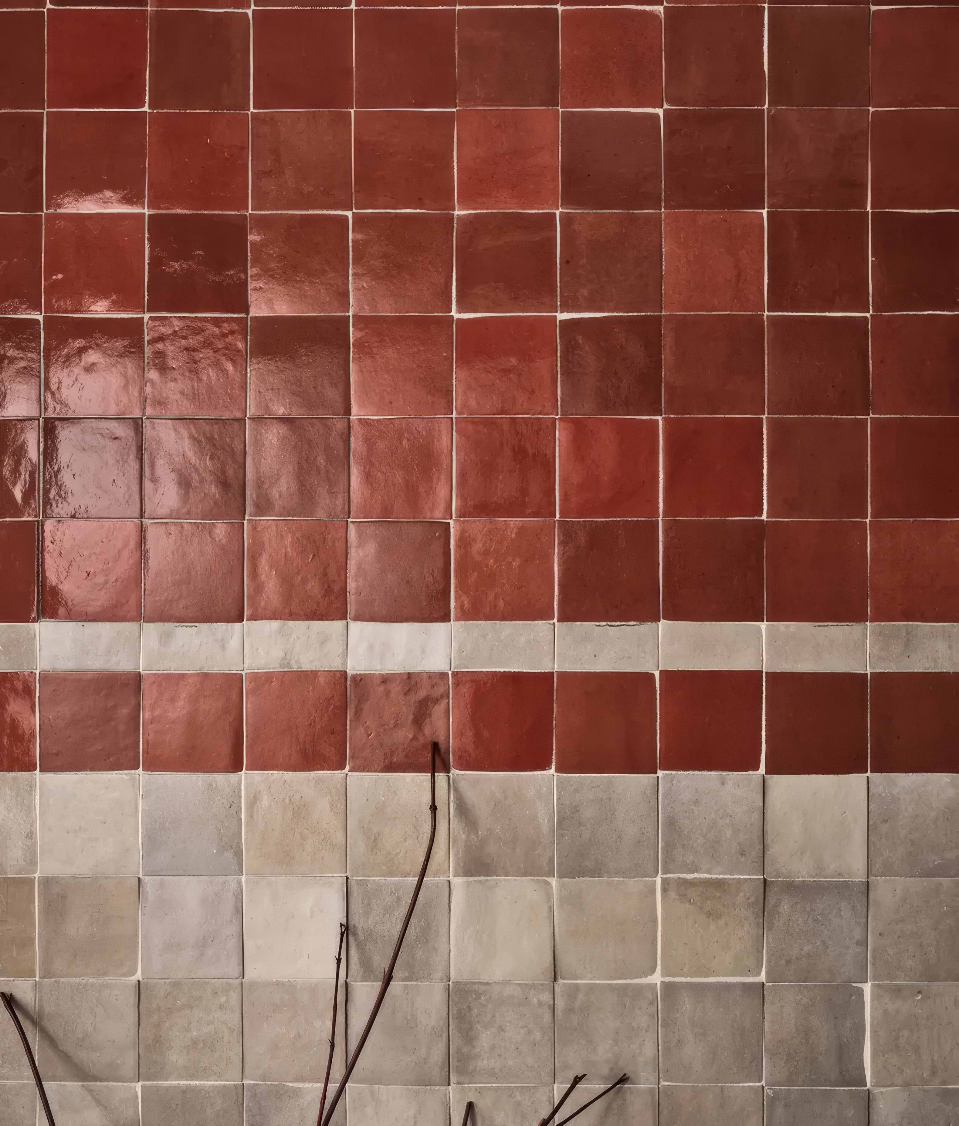 Maroc Porcelain Tomato By Hyperion Tiles