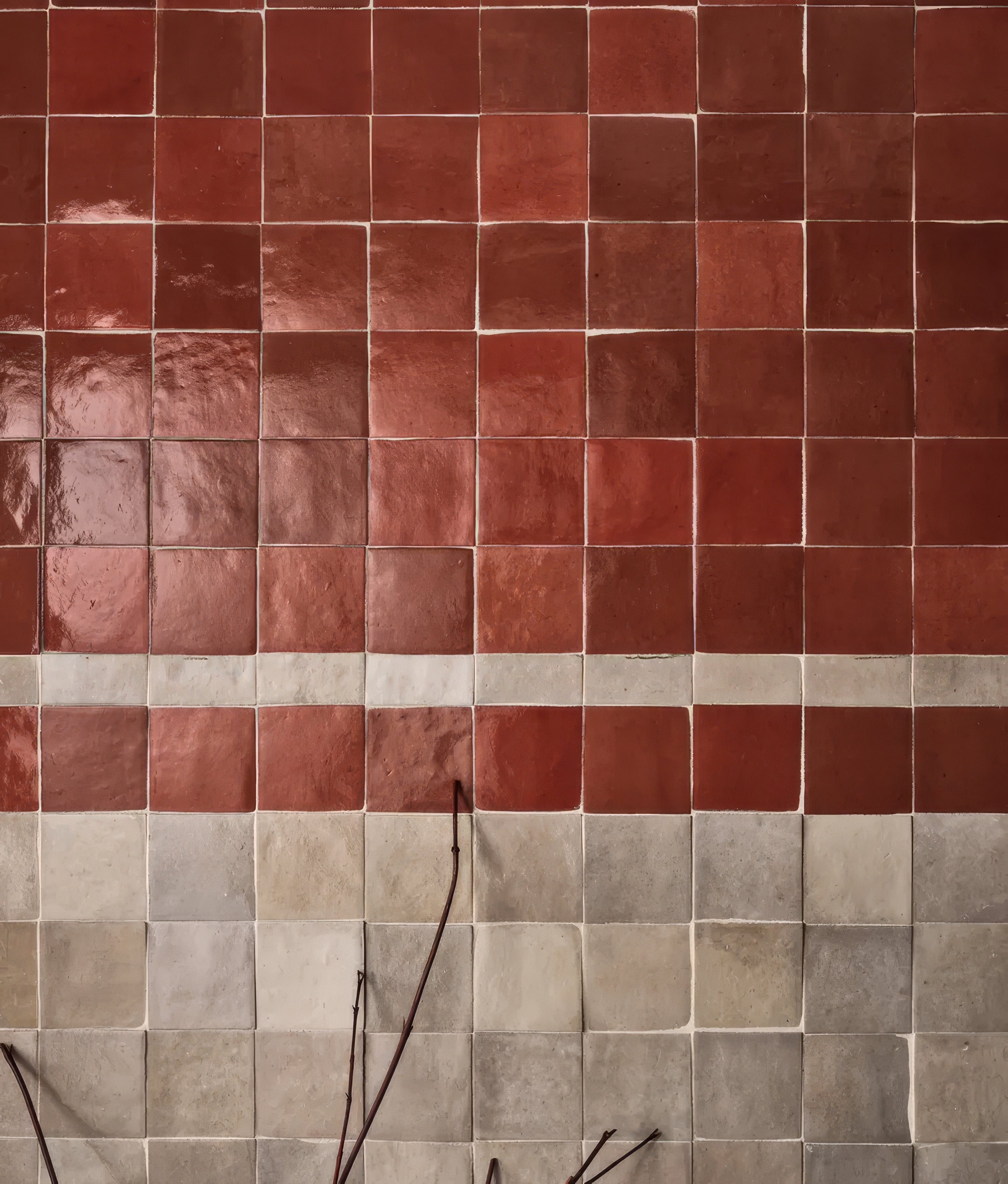 Maroc Porcelain Tomato By Hyperion Tiles
