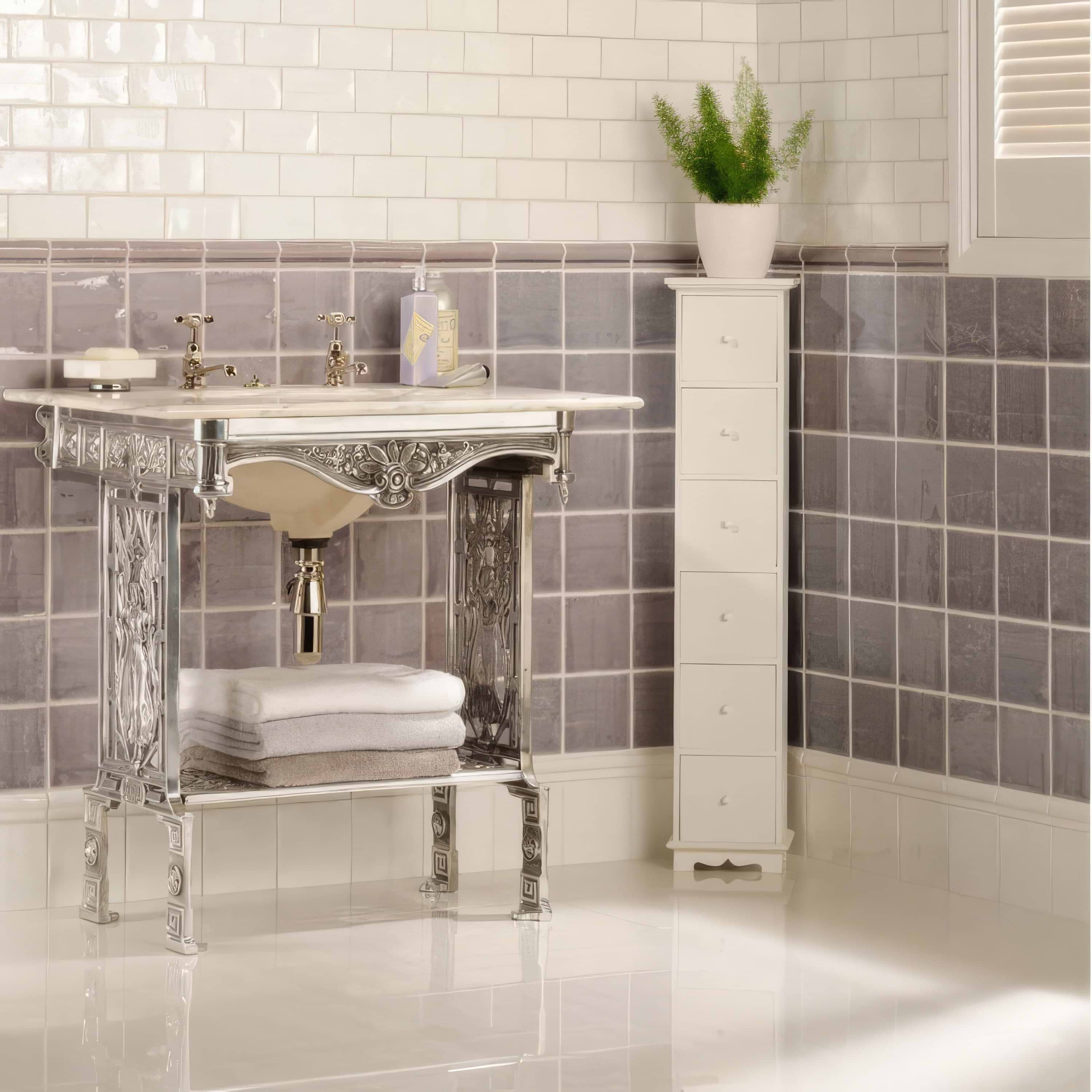 China White Half Tile - Hyperion Tiles