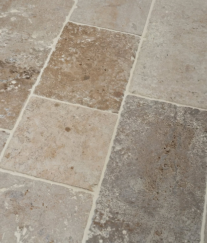 Medieval Bourgogne Limestone Cobbles Weathered Finish - Hyperion Tiles