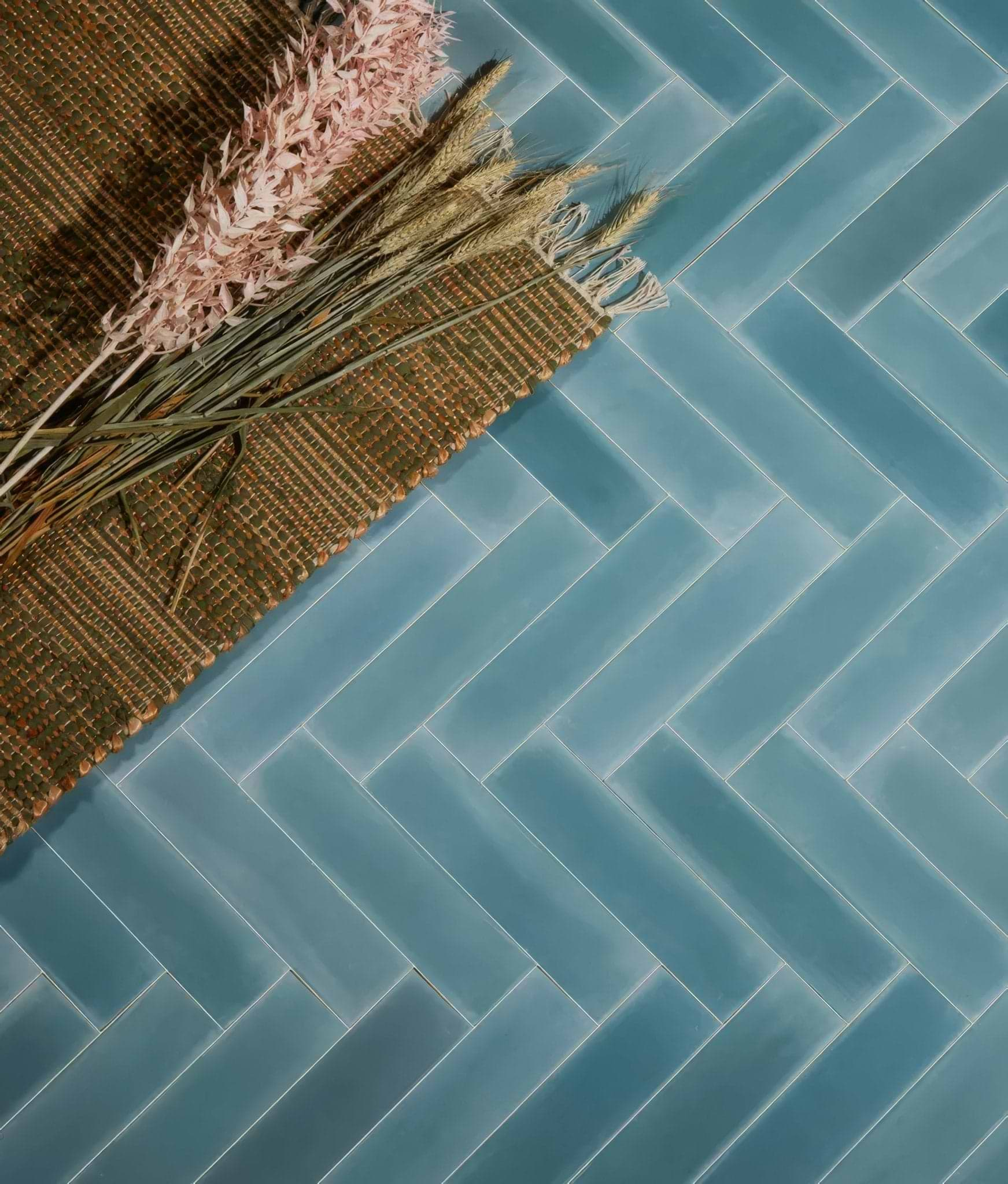 Medina Brick Porcelain Aqua - Hyperion Tiles