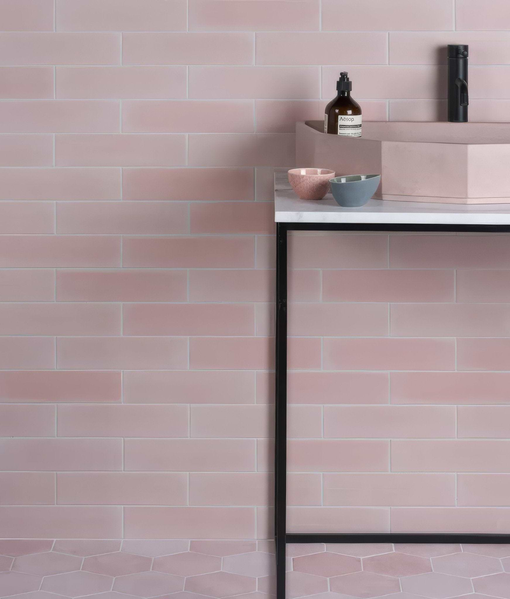 Medina Brick Porcelain Rosa - Hyperion Tiles