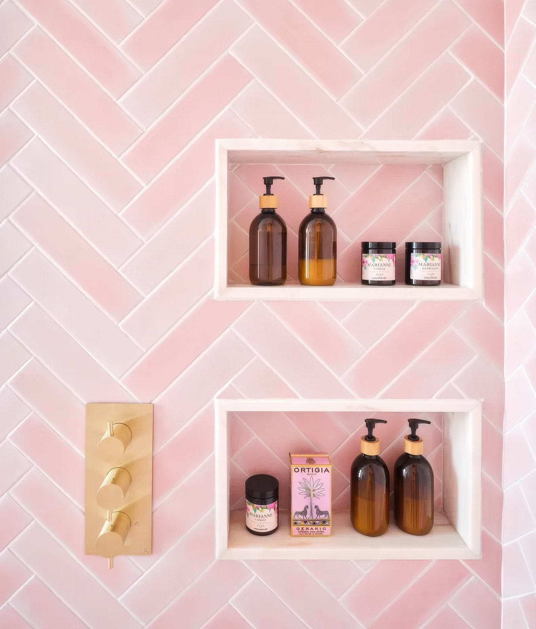Medina Brick Porcelain Rosa - Hyperion Tiles