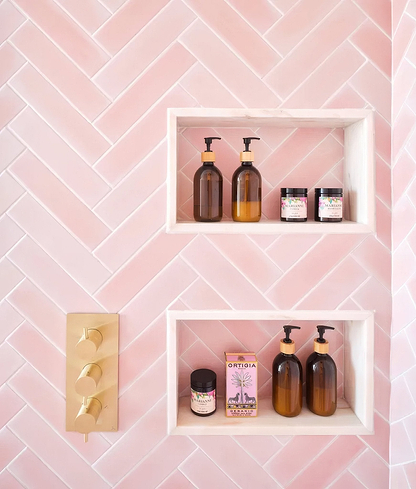 Medina Brick Porcelain Rosa - Hyperion Tiles
