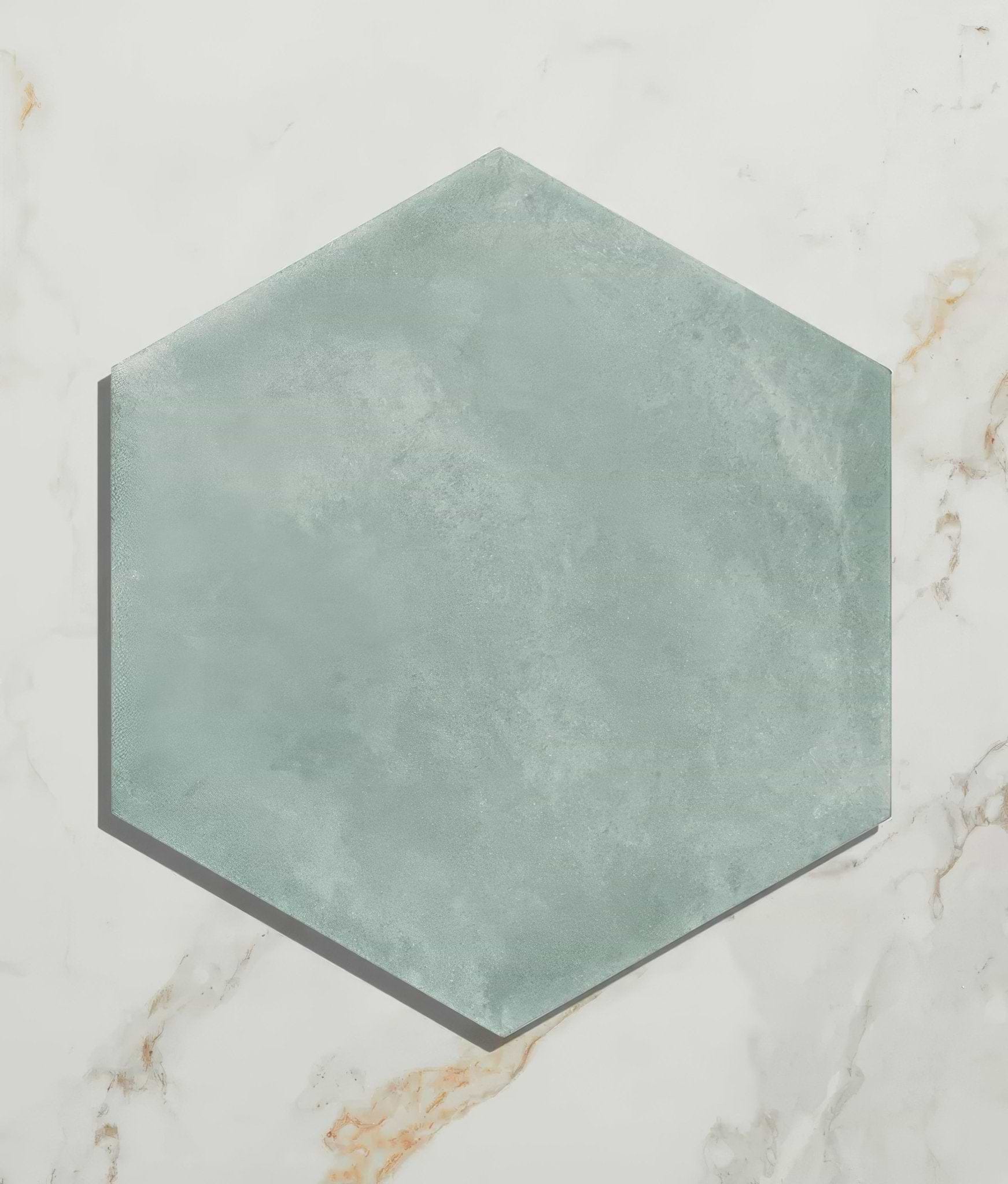 Medina Hexagon Porcelain Salvia - Hyperion Tiles