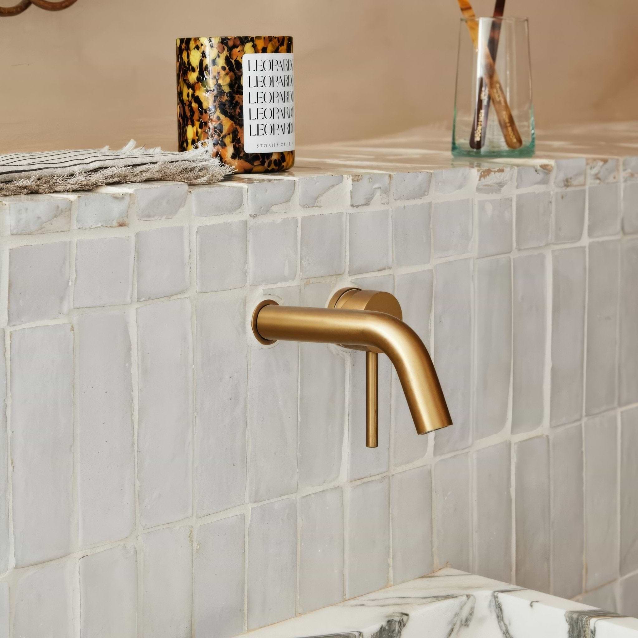 Medina Pure White Zellige Rectangle By Hyperion Tiles
