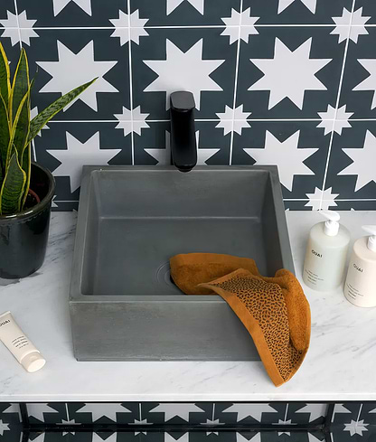 Memphis Porcelain Graphite - Hyperion Tiles