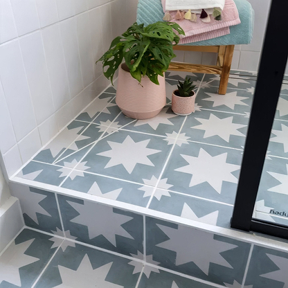 Memphis Porcelain Lagoon - Hyperion Tiles