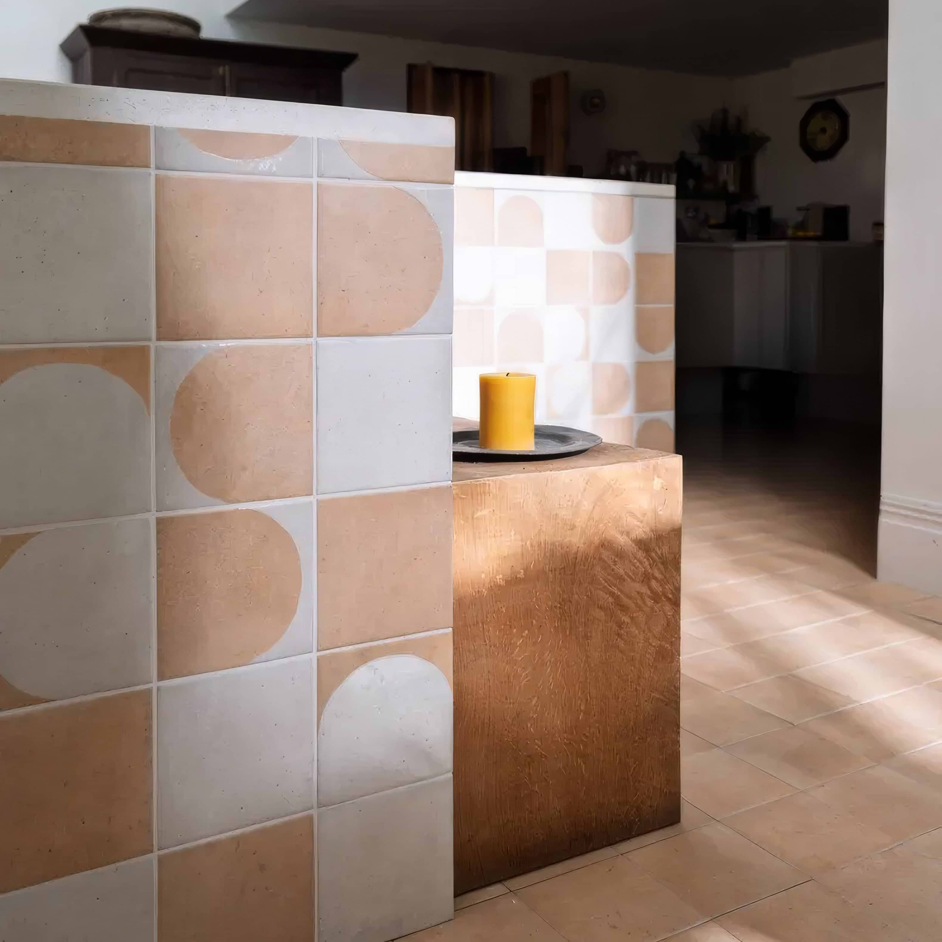 Menara White Arches Porcelain By Hyperion Tiles