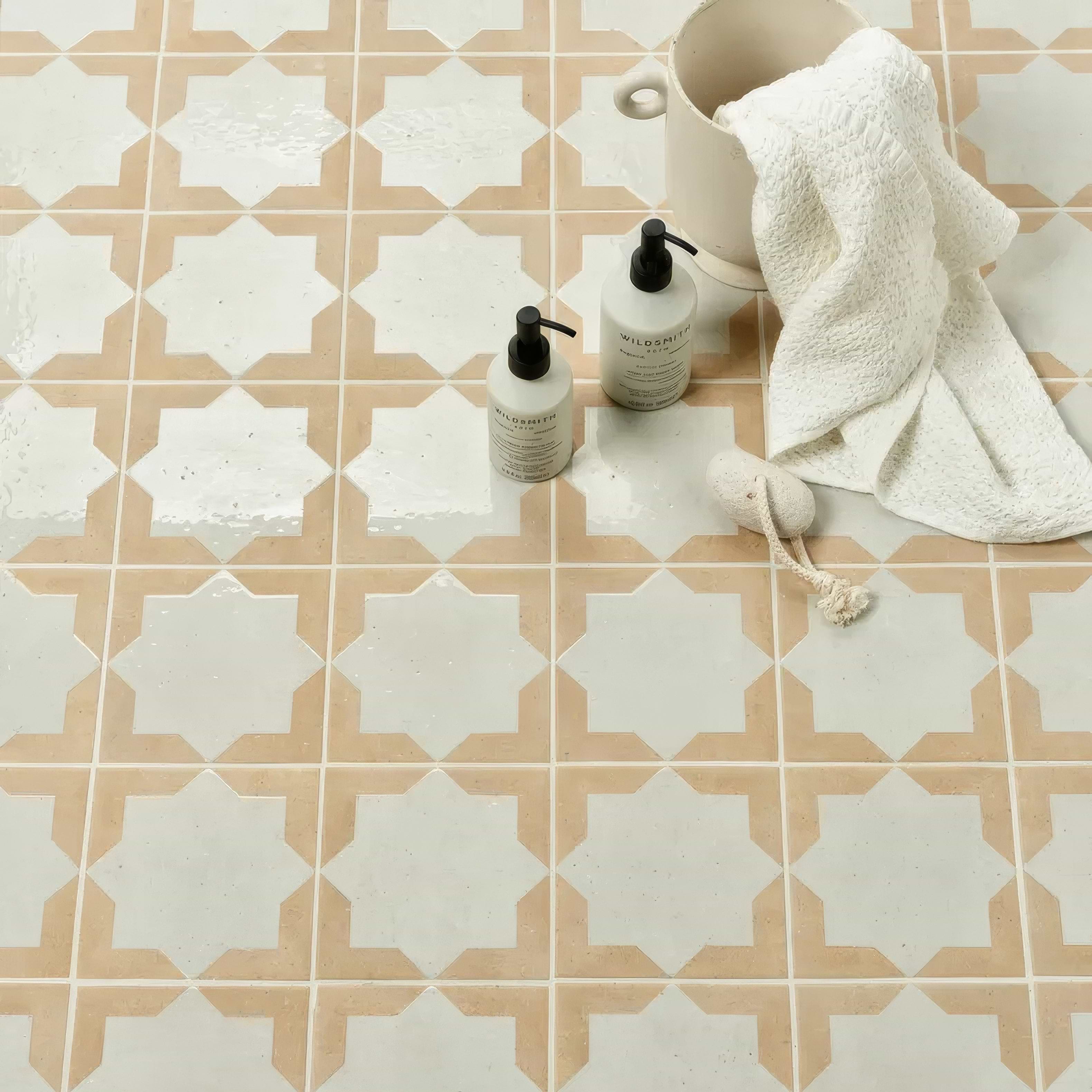Menara White Star Porcelain By Hyperion Tiles
