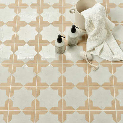 Menara White Star Porcelain By Hyperion Tiles