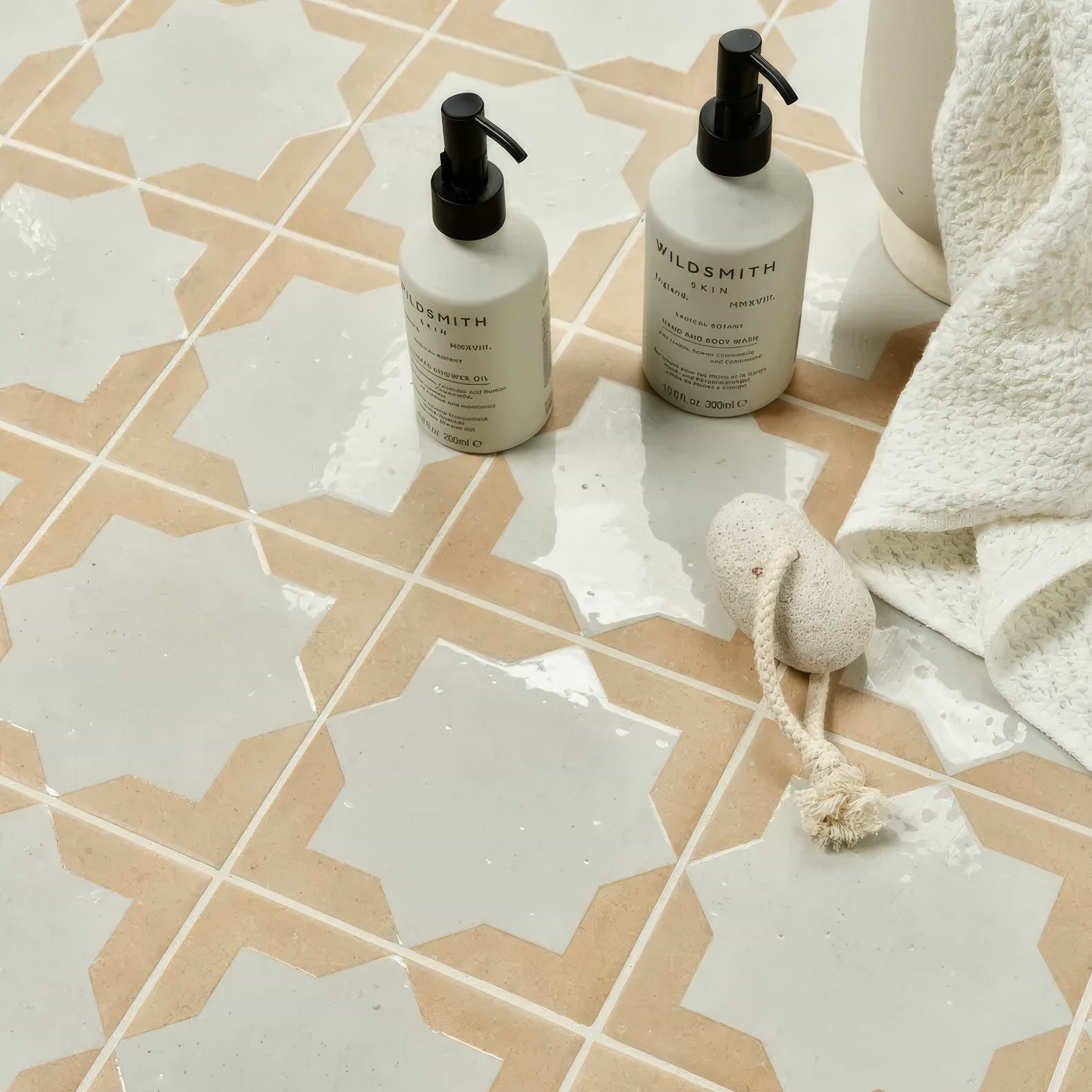 Menara White Star Porcelain By Hyperion Tiles