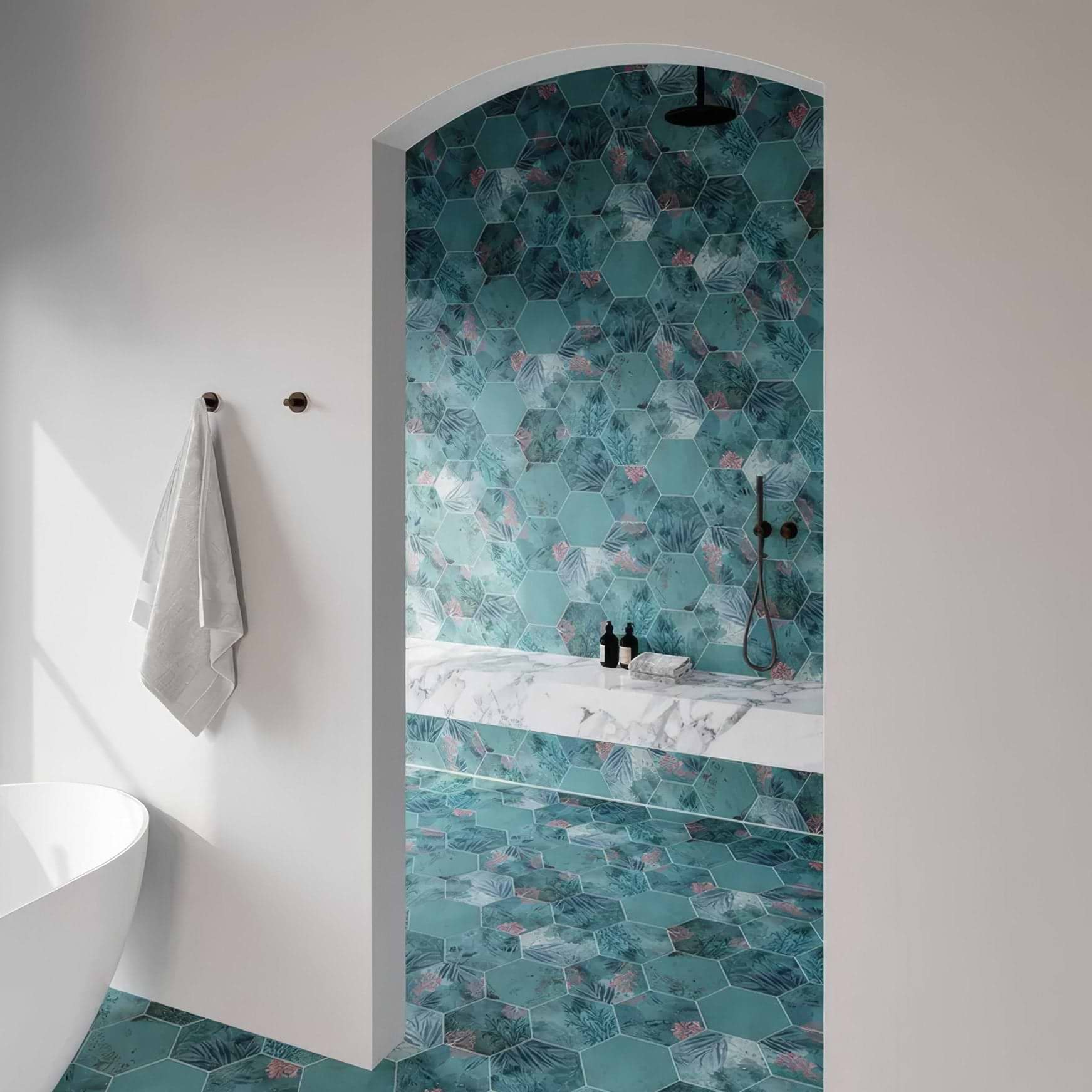 Mermaid’s Garden Porcelain - Hyperion Tiles