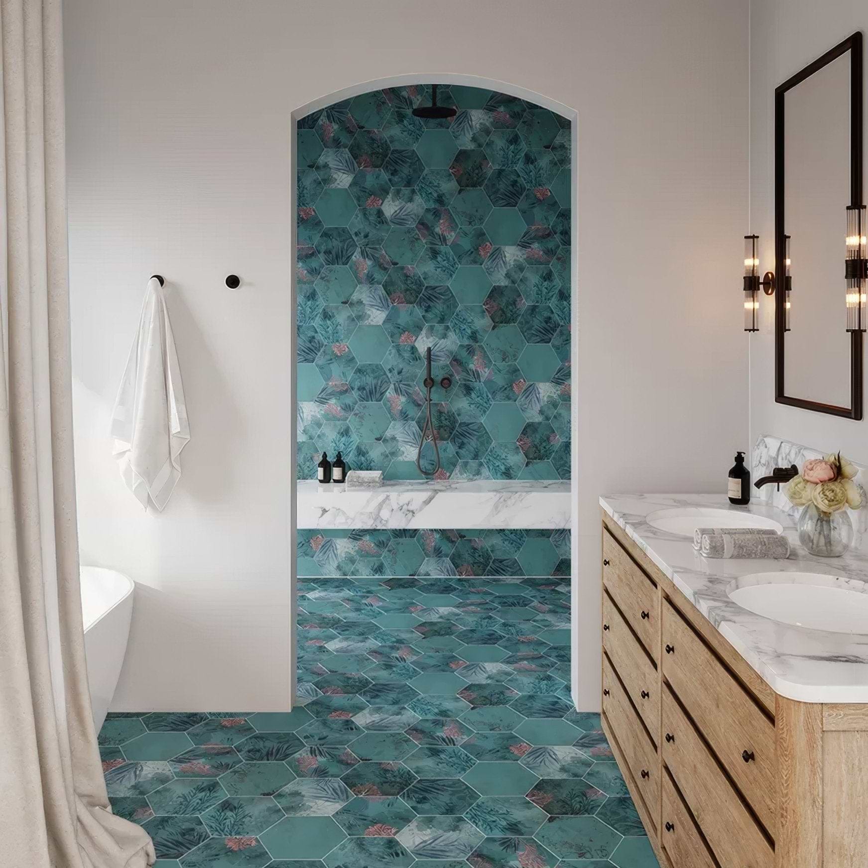 Mermaid’s Garden Porcelain - Hyperion Tiles