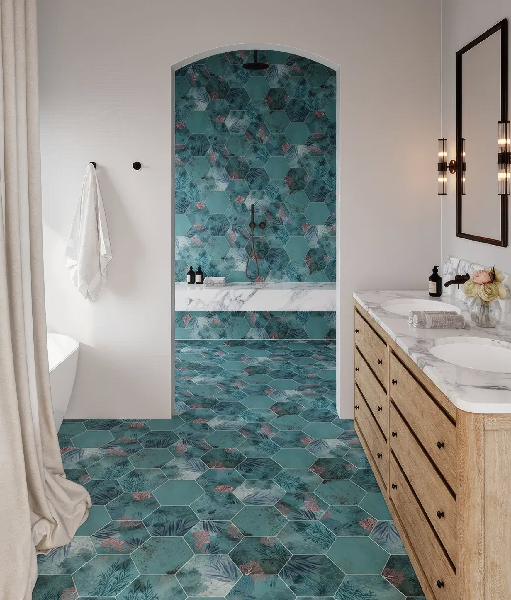 Mermaid’s Garden Porcelain - Hyperion Tiles