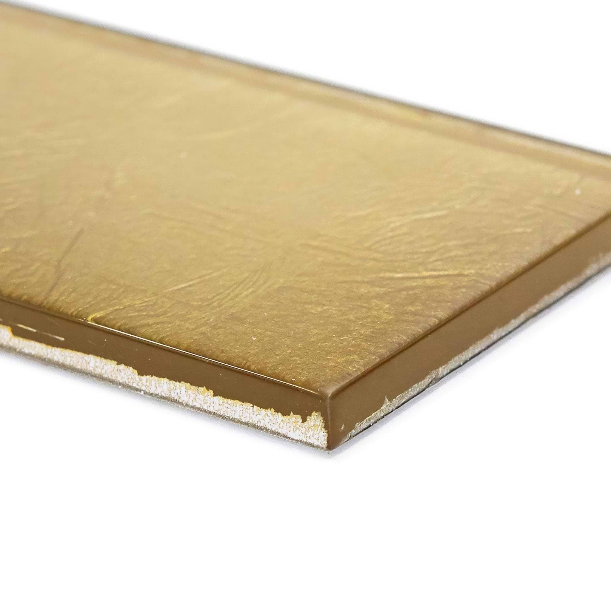 Metallic Vitreum Aurum 10 x 30cm - Hyperion Tiles