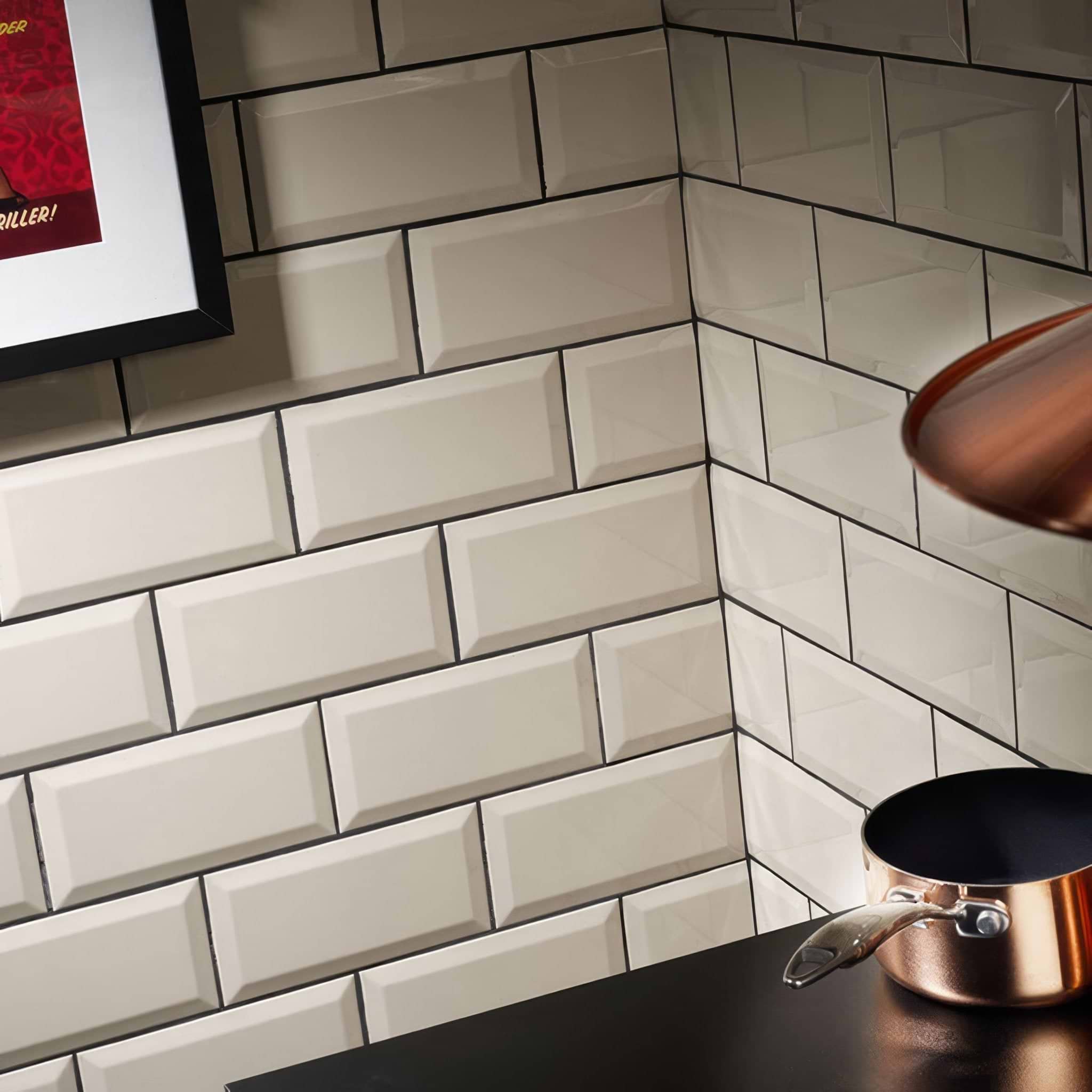 Metro Bone Ceramic Gloss - Hyperion Tiles