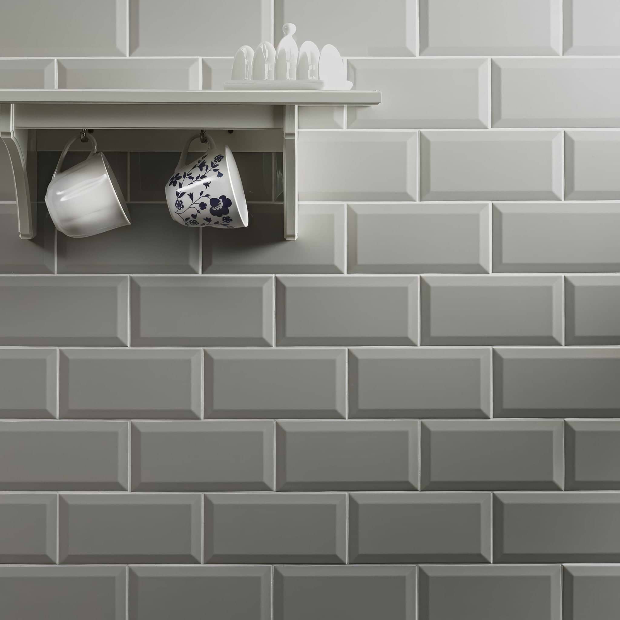 Metro Light Grey Ceramic - Hyperion Tiles