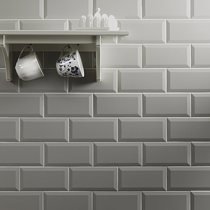 Metro Light Grey Ceramic - Hyperion Tiles