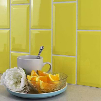 Metro Limon Gloss 100x200 - Hyperion Tiles