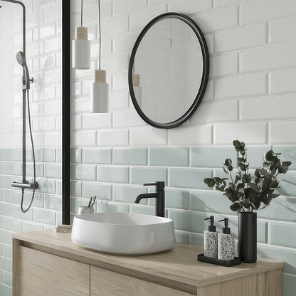 Metro Mint Ceramic Gloss - Hyperion Tiles