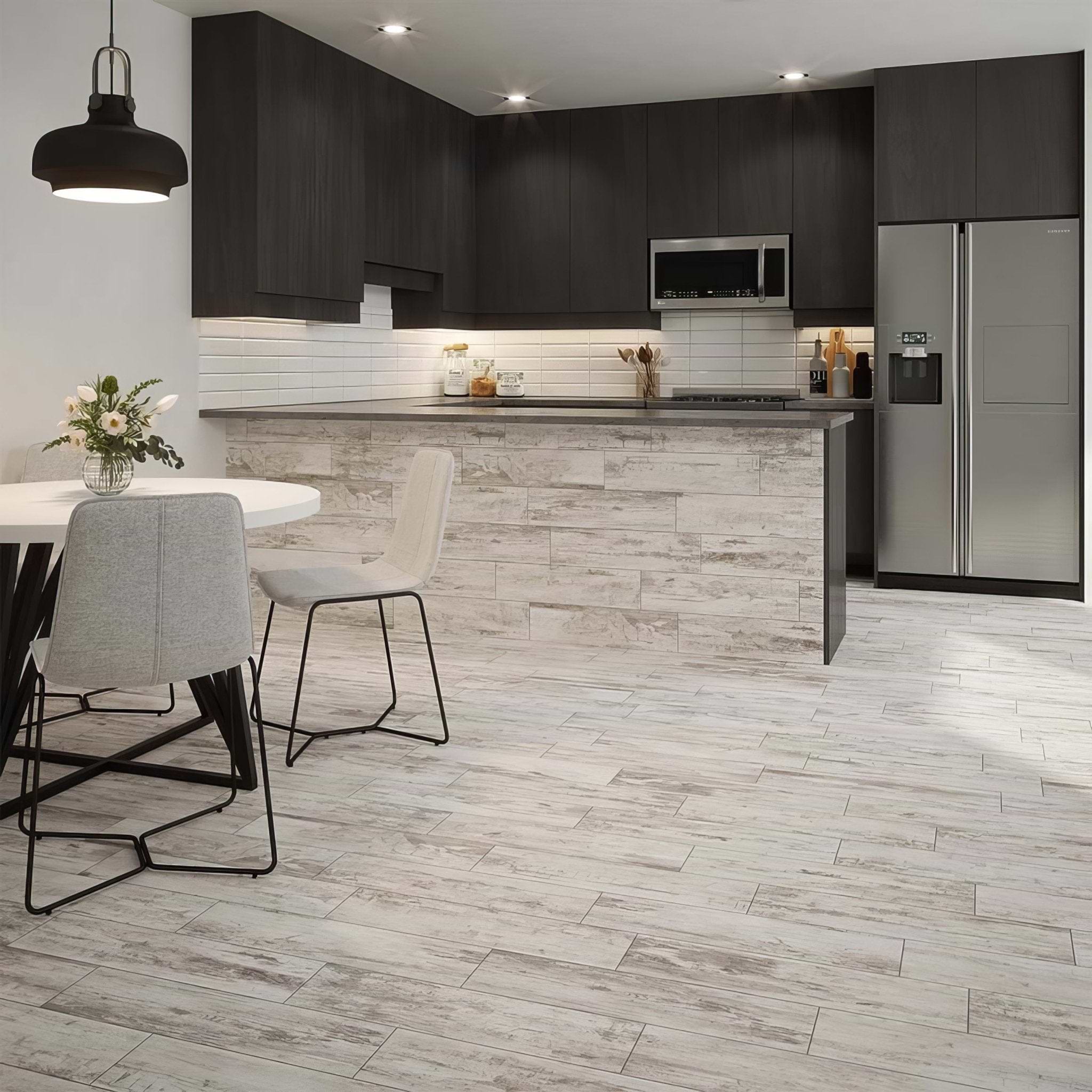 Metro White Ceramic Brick Tile - Hyperion Tiles