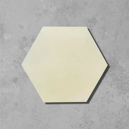 Milk Yellow Hexagonal Tile - Hyperion Tiles