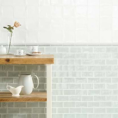 Mint Half Tile - Hyperion Tiles