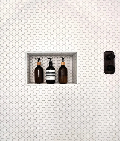 Mono Hex Porcelain Mosaic Blanc - Hyperion Tiles