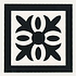 Montague Black on Dover White - Hyperion Tiles