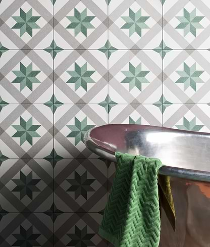 Moroccan Impressions Porcelain Joya Green - Hyperion Tiles