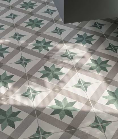 Moroccan Impressions Porcelain Joya Green - Hyperion Tiles