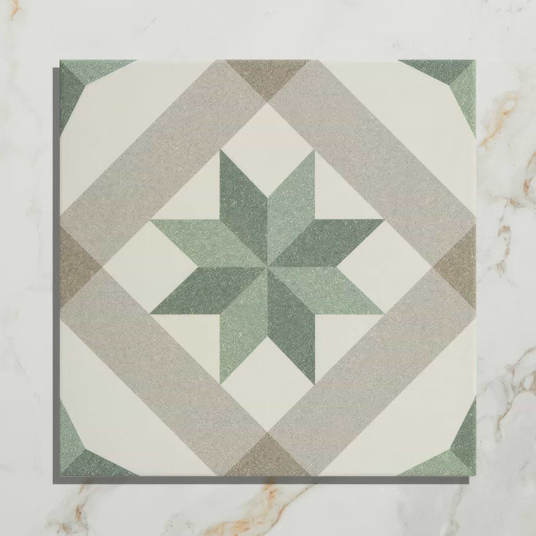 Moroccan Impressions Porcelain Joya Green - Hyperion Tiles