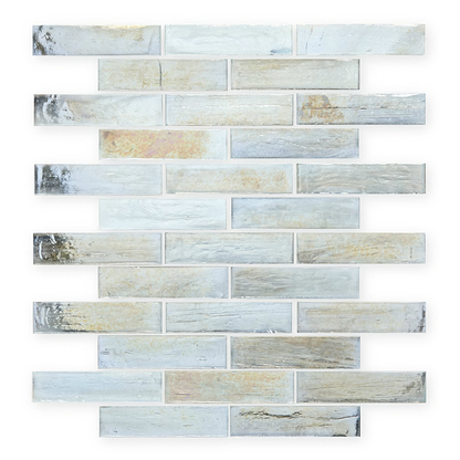 Malacassa Spa Brick - Glass Mosaic - Fired Earth