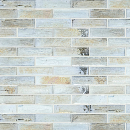 Malacassa Spa Brick - Glass Mosaic - Fired Earth