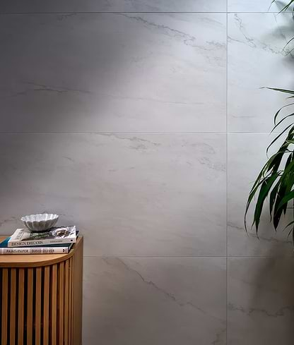 Portare Mystery White Porcelain Matt 59.5 x 120cm | Hyperion Tiles