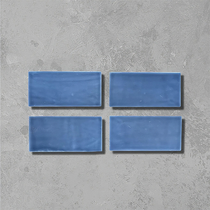 Navy Glazed Metro Tile - Hyperion Tiles