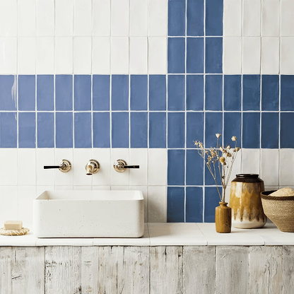 Navy Glazed Metro Tile - Hyperion Tiles